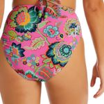 Jessica Simpson New - Jessica Simpsom High Waisted tie-front-swim- paisley floral print Large Photo 1
