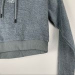Siksilk Brushed Cropped Hoodie Washed‎ Gray 6 NWT Photo 3