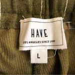 Have Green Paper Bag Tie Shorts Size L Photo 6