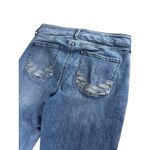 NYDJ  Marilyn Crop Cuffed Stretch Blue Jeans Size‎ 8 Southwest Pockets Slimming Photo 6