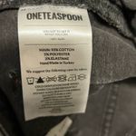 One Teaspoon  Black Swan Raw Hem Denim Mini Skirt NWT Size 24 High-Low Split Side Photo 7