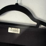 Arianne Y2k Black Lace Neckline Long Sleeve Textured Top Fairy Grunge Small Photo 6