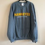 Gildan  Iowa Hawkeyes Gray Crewneck Sweatshirt 2XL Photo 0