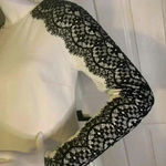 Phoebe Couture  Sz 4Long Sleeve Round Neck Knee Length Dress. #167 Photo 2