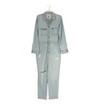 Lee  X Free people Utility Coveralls barely blue Denim chore Jumpsuit Size Small Photo 2