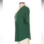 Universal Standard V Neck Tee Shirt Pima Cotton Short Slv Green 4XL (38-40) NWT Photo 2