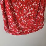 BeachLunchLounge  Red Floral Shirt Dress Photo 2