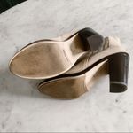 Joie  Cloee Suede Boot Size 7 Wood Block Heel Chelsea Ankle Boot, Gesso Photo 3