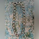 Silver ring chain waist belt, size small Photo 3