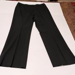Lafayette 148  New York Womens Size 10 Black Menswear Virgin Wool Elastane‎ Pant Photo 0
