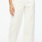 J.Crew  Womens White Wide-leg Crop Denim Jeans Photo 0
