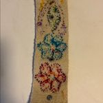 Source Unknown BELT…EMBROIDERED BELT COLORFUL FLORAL DESIGN SILVER BUCKLE UNIQUE AND DIFFERENT Photo 5
