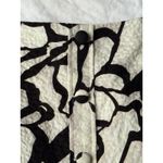 Doncaster Collection Black & White Floral Cotton Pencil Skirt Size 6 Vintage Photo 2