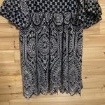 Akemi & Kin Anthropologie Size 2 Oversized Brooke Eyelet Dress Black Photo 10