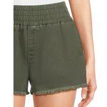 No Boundaries  Juniors Green Smocked Waist Shorts Photo 1