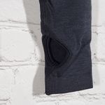 WOMENS BEST Move Seamless Long Sleeve Crop Top Black Medium Athletic Workout Photo 6