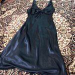 Jones New York Sleek Black Satin Gown Medium like new Photo 1