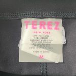 Terez  TLC Short Bodysuit Romper in Jet Black Size Medium Photo 5