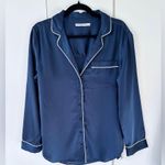 Abercrombie & Fitch  Satin Sleep Top - Navy - S Photo 1