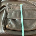 Derek Alexander Vintage Brown Leather Shoulder Bag Women's Casual Photo 4