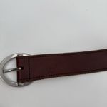 American Eagle Outfitters Brown Genuine Leather Womens Belt Sizre XS Crystal Photo 2