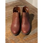 Easy Street New Western Brown Ankle Boot 8.5W Womens Booties Heeled Faux Leather Photo 2