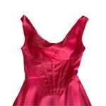 Urban Outfitters  Helena Barbie Pink Satin Corset Bodice Mini Dress Medium Photo 3