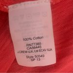 J.Crew Womens Sequined Tank Top S Coral Sleeveless Blouse V-Neck Career Club Photo 5