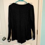 AB Studio  Black Scoop Neck‎ Pullover Knit Sweater Women's Size Large Photo 4