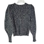 Madewell  Pleat Shoulder Pullover Multicolor Full Sleeve Knit Sweater Size S Photo 5