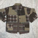 Vintage Quilted Patchwork Earth Toned / Neutral Button Up Jacket/Cardigan Medium Photo 0