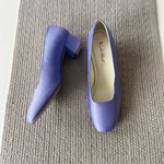 Vintage Lilac Cornflower Blue Colorifics Low Block Heel Square Toe Pumps Sz 9 Photo 9