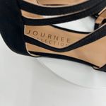 Journee Collection  Black Strappy Flats Size 7.5m Photo 6