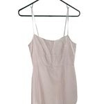 Sunday Best Women’s M Quaint Linen & Organic Cotton Mini Dress Light Pink Summer Size M Photo 2
