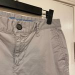 Gap Size 2 Gray Cotton Skinny Boyfriend Fit Zip Up Khaki Chino Pants Photo 4