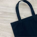 Reformation  Black Canvas Tote Bag Photo 1