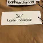 NWT Bonheur D’Amour Cowl Neck Mermaid Slip Dress Maxi Bias Cut Sz S Gold Photo 10
