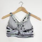 Lululemon  Energy Bra High Neck Medium Support Paint Glide Warp Multi Photo 3