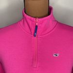 Vineyard Vines  quarter zip hot pink whale embroidered logo pullover size XS Photo 6