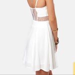 Lush Clothing By the Lace-Sides White Lace Dress by Lush Size Small Photo 1