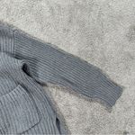 Aerie Women’s Cable Knit Cardigan Sweater V-Neck Pockets Longsleeve in Gray S Photo 6