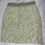 Proenza Schouler  printed green textured mini skirt size 0 Photo 0
