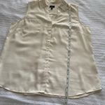 Talbots XL Nantucket Cream Sleeveless Button-Down Blouse Photo 5
