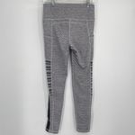 Mono B Striped 7/8 Length Workout Leggings Size Large Black Photo 4