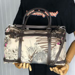 Salvatore Ferragamo  Leopard Jungle Print Crossbody Shoulder Boston Bag NWOT Photo 3