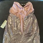 Women’s Pink Fully Sequined Mermaid Style Prom Party Dress Size 12 NWT Pink Photo 7