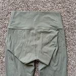 Lululemon  light sage green crop leggings size 6 Photo 3