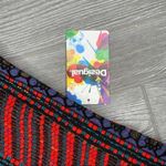 Desigual Nwt designual Aztec metallic embroidered skirt short large (10) Photo 2