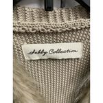 Sebby Collection  TAN WOMEN'S FAUX FUR KNIT OPEN VEST JACKET SZ S Photo 1