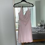 Bardot Astrid Draped Mini Dress Pale Pink Photo 1
